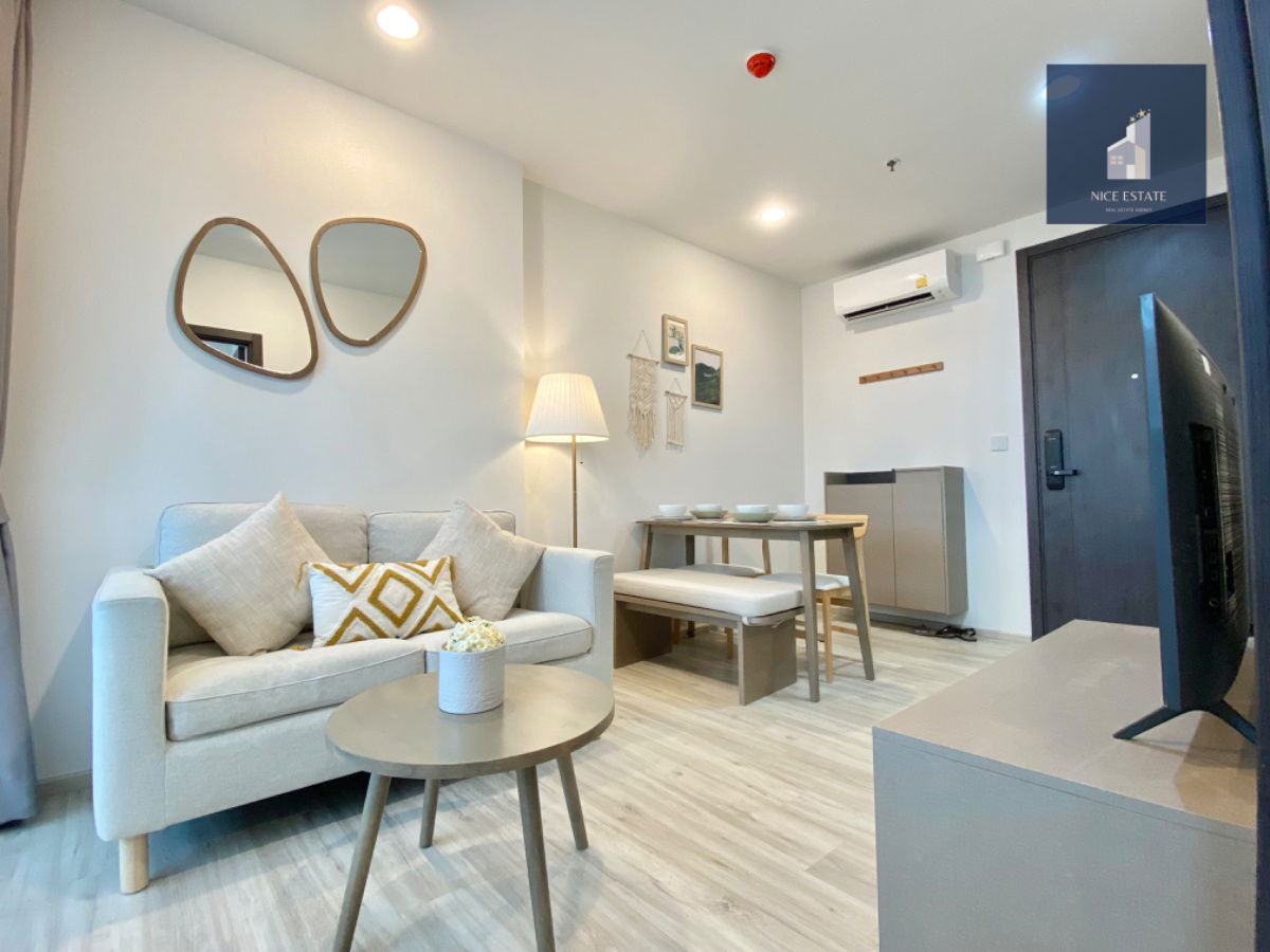 รูป XT Huaikhwang 1ห้องนอน ใกล้ลิฟท์ ห้องไม่ร้อน ชั้นสูง วิวเมือง พร้อมอยู่ - รูปที่ 1/8