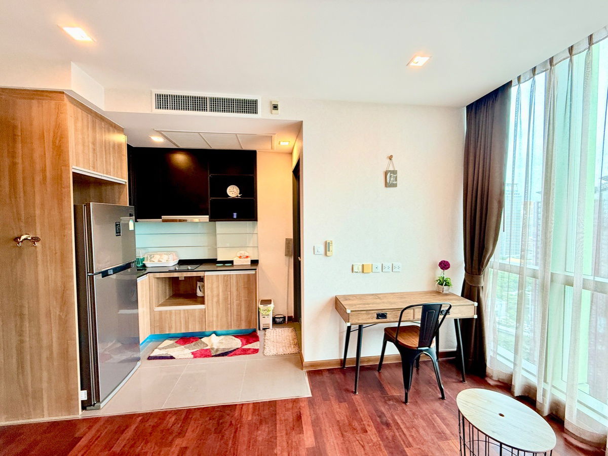 picture For Rent " 𝐖𝐢𝐬𝐡 𝐒𝐢𝐠𝐧𝐚𝐭𝐮𝐫𝐞 𝐌𝐢𝐝𝐭𝐨𝐰𝐧 𝐒𝐢𝐚𝐦 " Near BTS-Ratchathewi Size 35 Sq.m. Floor 33  - 8/16