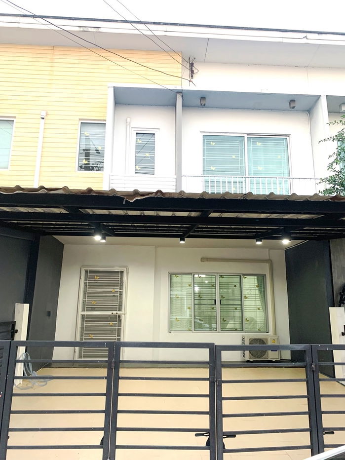 รูป T 1419 ให้เช่า ทาวน์เฮ้าส์ 2 ชั้น ม.The Connect 20 ทางด่วนวัชรพล บ้านสวย เฟอร์นิเจอร์ครบ พร้อมอยู่ ราคา 17,000 บาท - รูปที่ 1/20