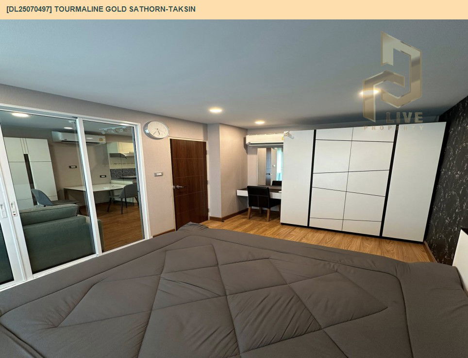 picture DL25070497 Condo for rent, Tourmaline Gold Sathorn-Taksin near BTS กรุงธนบุรี, ready to move in, call urgently 0656133286 LineID @655ebbvc - 8/12
