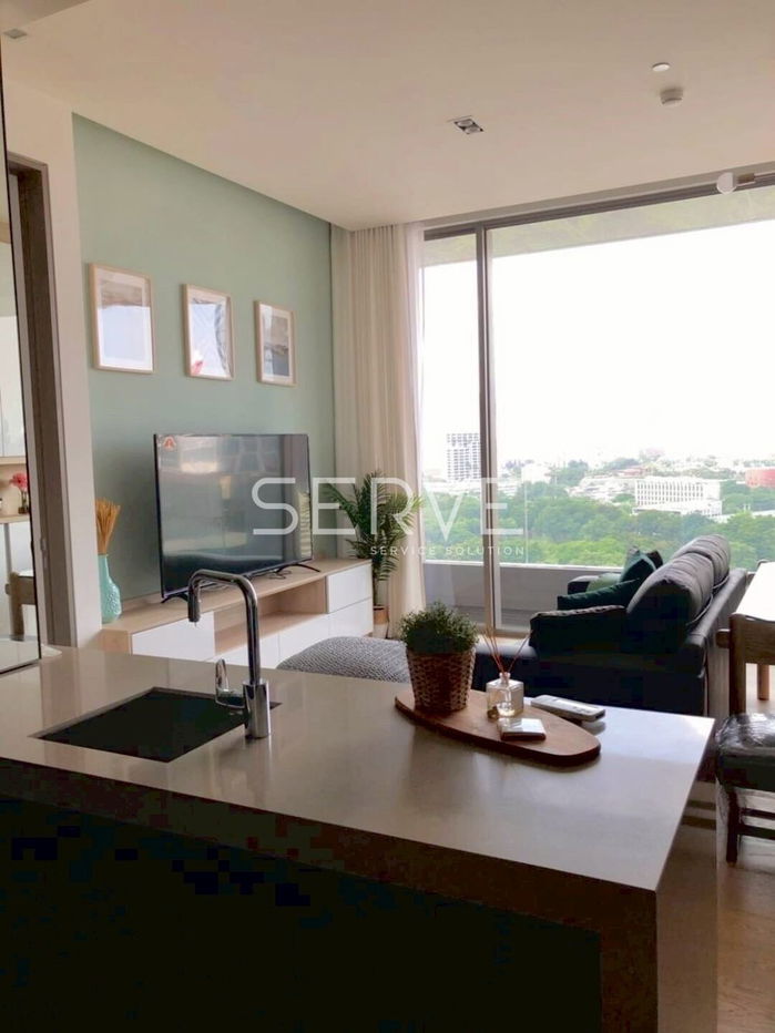 picture 1 Bed with Bathtub Nice Room Good Location MRT Lumphini 400 m. & BTS Sala Daeng 600 m. / For Rent-Saladaeng One - 1/9