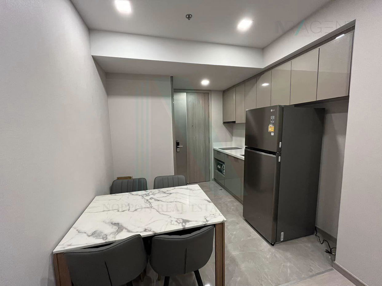 picture 🎉 For rent condo ONE 9 FIVE ASOKE - RAME 9 Building ฺB, Floor 27,2 bed room, Room size 58 sqm - 1/8
