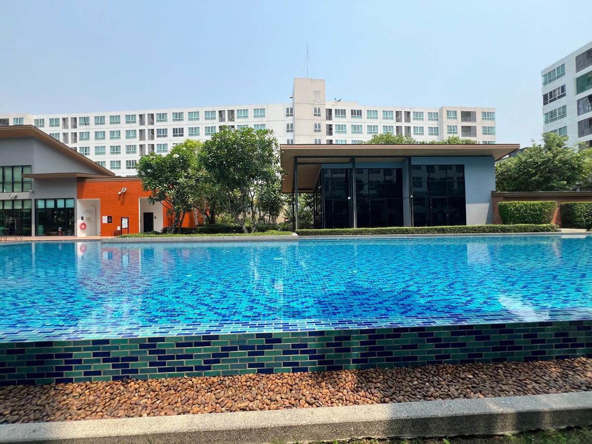 picture ✅sale dcondo nim, 2nd floor, pool view, 30 sq.m., Building B ☎️064-792-4426 (Ben) - 18/20