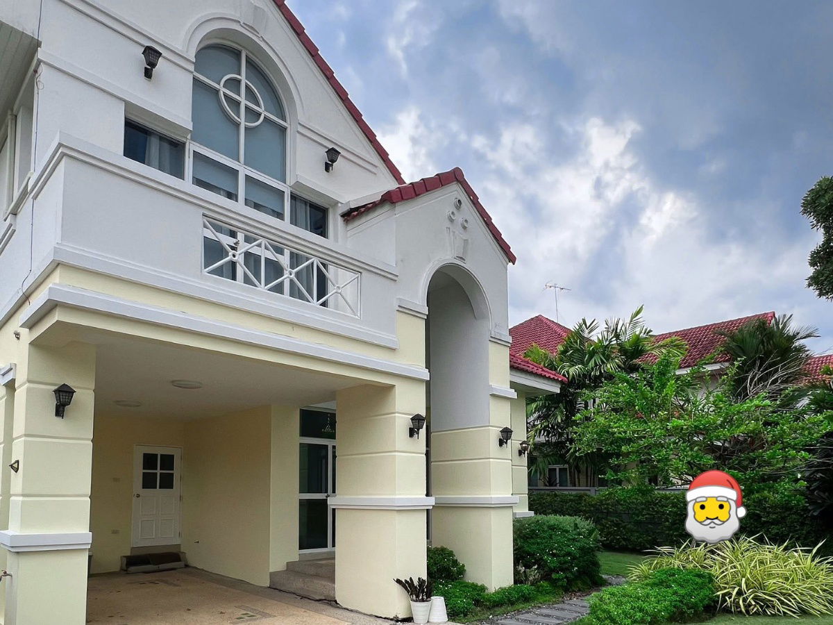 รูป 🏡 ให้เช่า บ้านเดี่ยวหลังใหญ่ 2 ชั้น โครงการบารเมษฐ์ เฉลิมพระเกียรติ 62 บรรยากาศดี ทำเลเฉลิมพระเกียรติ ร.9 - สุวรรณภูมิ - รูปที่ 1/13