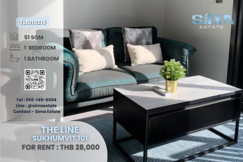 The Line Sukhumvit 101, Walk to BTS, High Floor, Fully Furnished.
