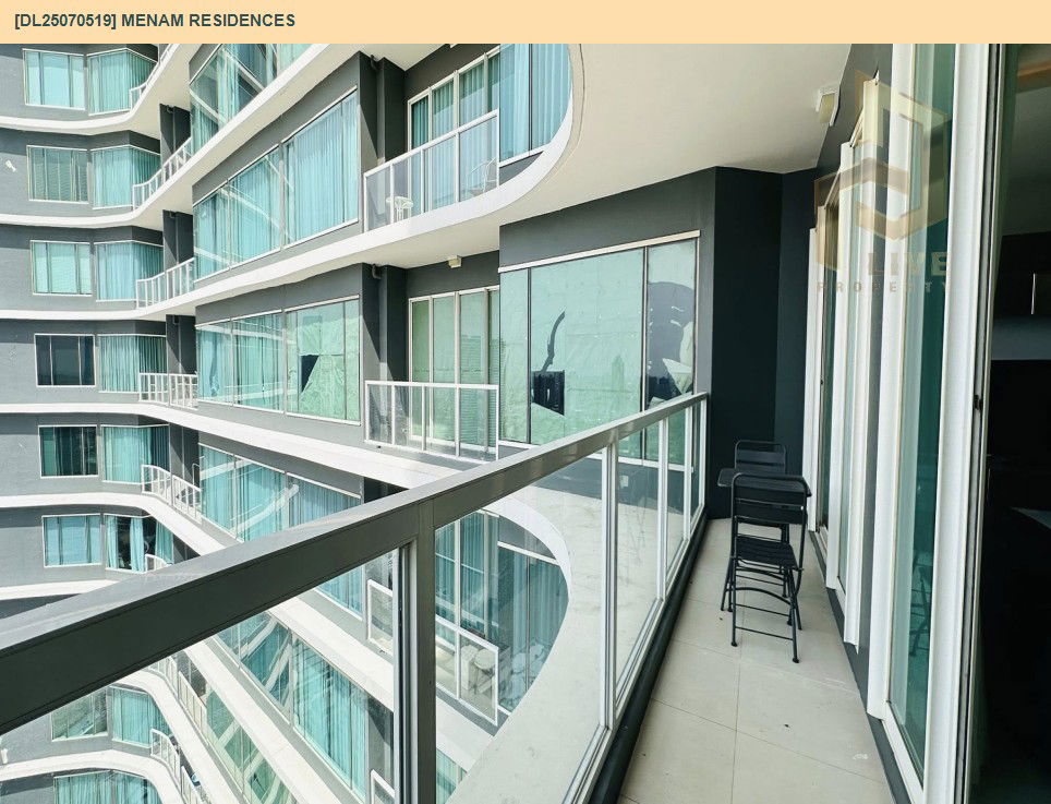 รูป DL25070519 ให้เช่าคอนโด แม่น้ำ เรสซิเดนท์ (Menam Residences) ใกล้ BTS สะพานตากสิน พร้อมเข้าอยู่ โทรด่วน 0638692663 LineID @655ebbvc - รูปที่ 14/23