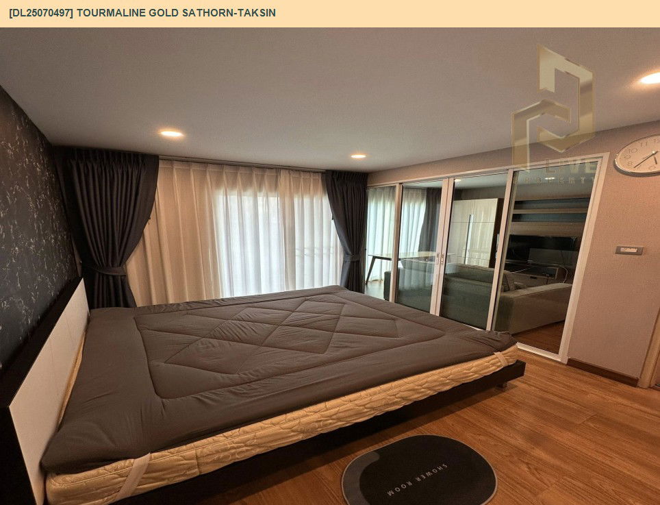 picture DL25070497 Condo for rent, Tourmaline Gold Sathorn-Taksin near BTS กรุงธนบุรี, ready to move in, call urgently 0656133286 LineID @655ebbvc - 3/12