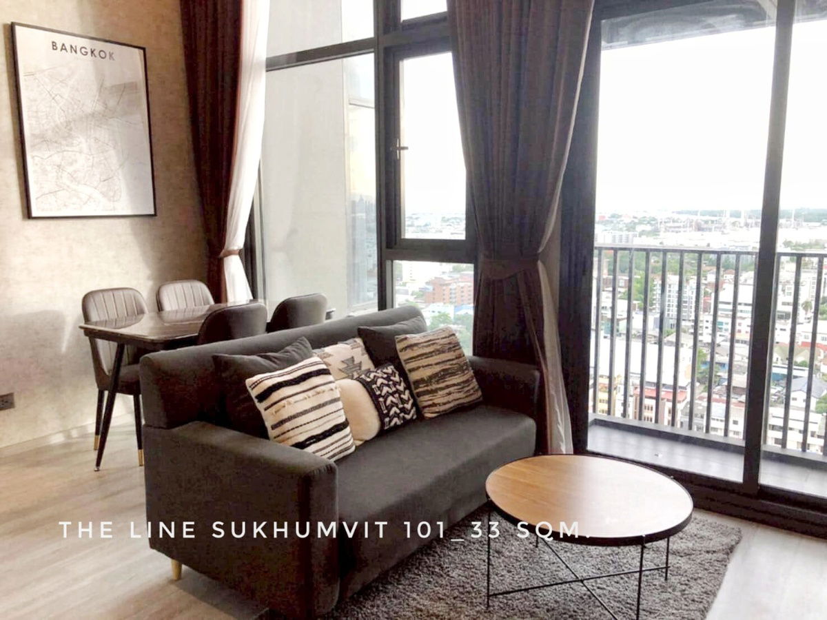 รูป For RENT, high rise condo 1 bedroom at The Line Sukhumvit 101 near Ture Digital Park and BTS Punnawithi - รูปที่ 7/9