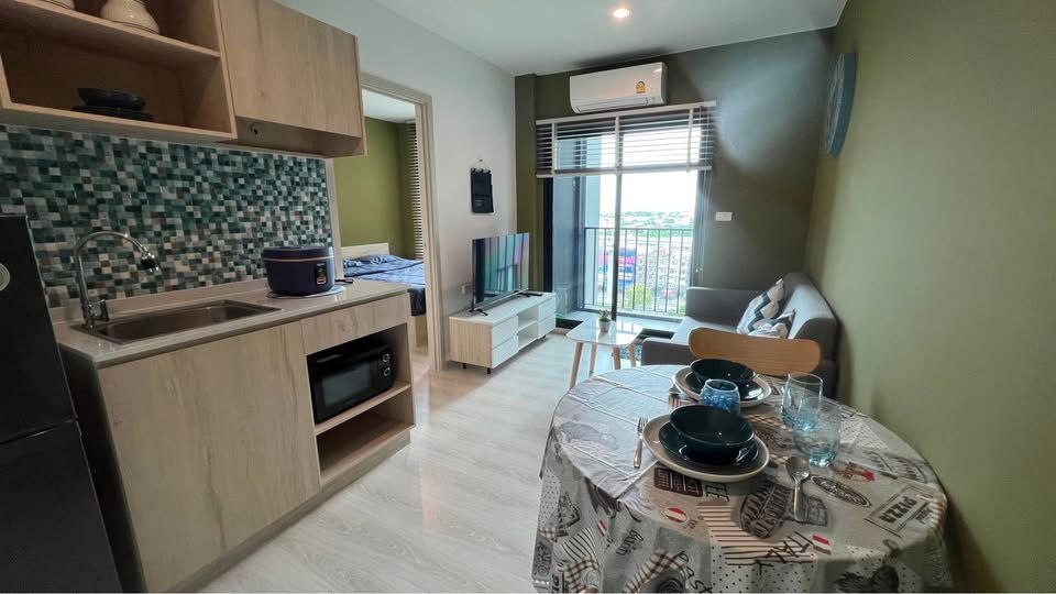 picture 🟢For Rent🟢Nue noble Srinakarin-Lasalle, beautiful room, fully furnished, 📱ADD LINE @nathong97 (reply ⚡ 24 Hr) P461 - 2/9