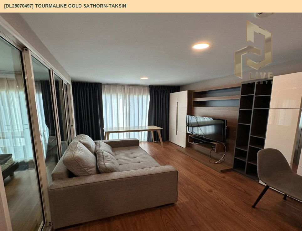 picture DL25070497 Condo for rent, Tourmaline Gold Sathorn-Taksin near BTS กรุงธนบุรี, ready to move in, call urgently 0656133286 LineID @655ebbvc - 4/12