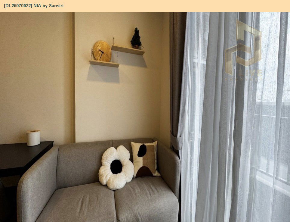 picture DL25070522 Condo for rent, NIA by Sansiri near BTS Phra Khanong, ready to move in, call urgently 0656133286 LineID @655ebbvc - 8/11