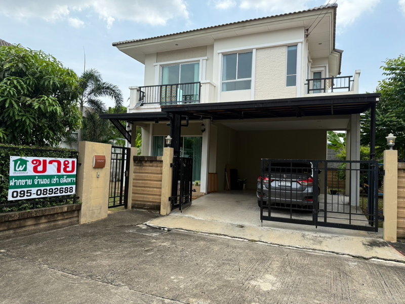 ขายบ้านเดี่ยว : ขายบ้านเดี่ยว ม.ภัสสร เพรสทีจ รังสิต - คลอง 2 หลังมุม 61 ตรว โทร 095-089-2688 