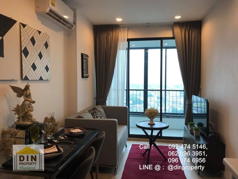picture For Rent. Ideo Sathorn - Thapra , 1 Bed  , 30   sqm, Near BTS Photi-nimit , The Mall Thapra - 3/4