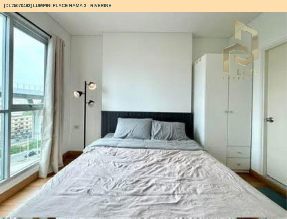 picture DL25070483 Condo for rent, Lumpini Place Rama 3 - Riverine near -, ready to move in, call urgently 0656133286 LineID @655ebbvc - 8/10