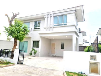 Houses for rent Rangsit Khlong Sam : Single house for rent, 50 sq m, Life Bangkok Boulevard Village, Rangsit Khlong 2