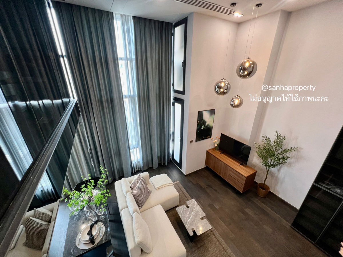 picture Conner Ratchathewi (1Bedroom 1Bathroom) Duplex 51 Sqm. Rent 43k/month ▫️Line: @sanhaproperty📲095-6922871 - 8/10