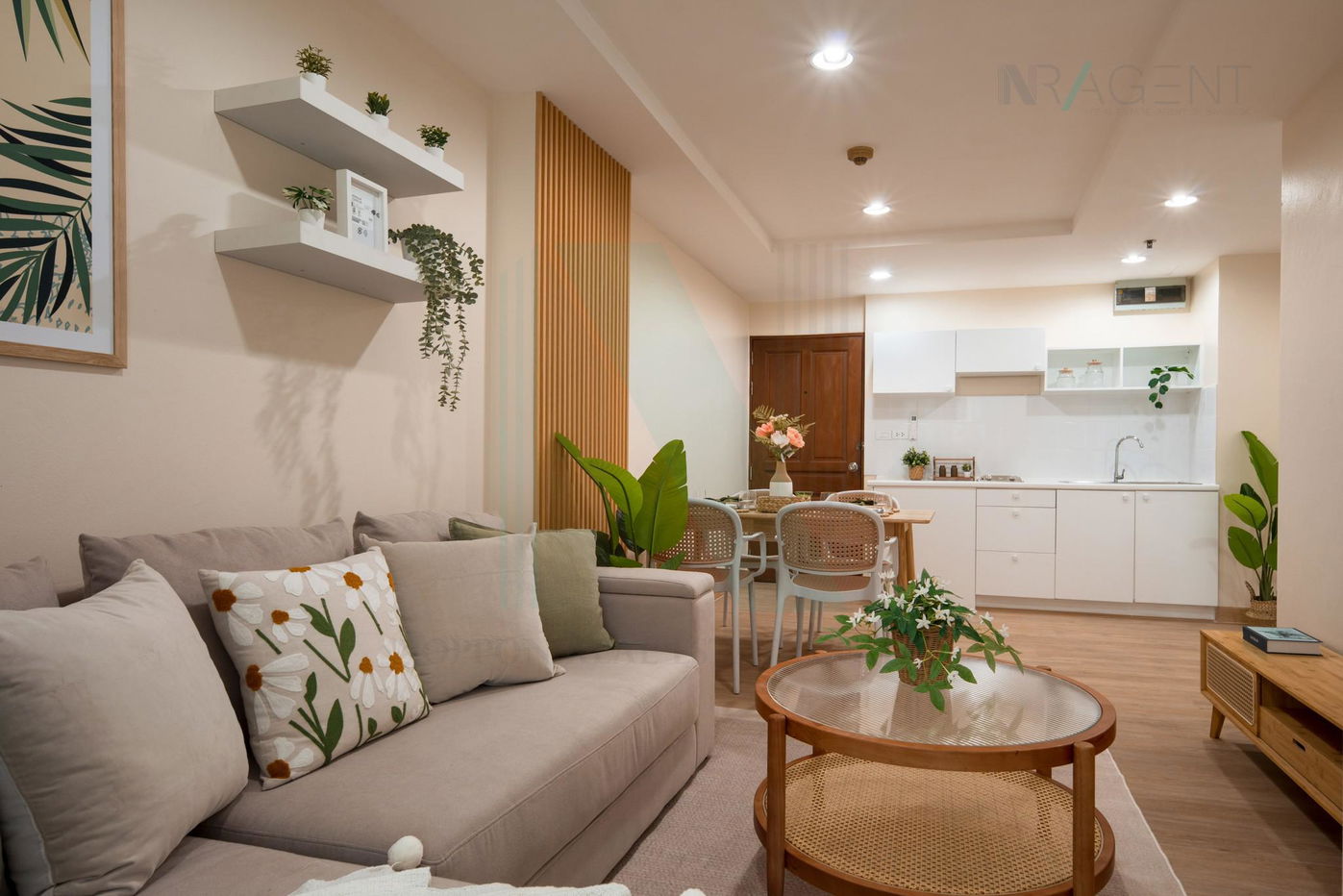 รูป ให้เช่าคอนโด รีสอร์ทต้า เย็นอากาศ อาคาร B ชั้น 1 1 ห้องนอน ขนาด 39.13 ตรม ใกล้ เทสโก้ โลตัส - รูปที่ 6/8