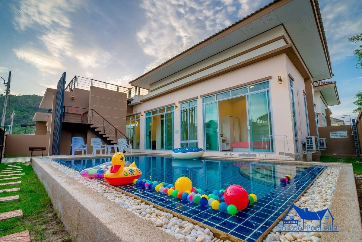 รูป ให้เช่าบ้าน 🏘หมู่บ้านที่แกรนดิโอ หัวหินซอย 6 🛏3 นอน 3 น้ำ  🚘จอดรถ 2 คัน 🏊สระระบบเกลือ #AS-760 - รูปที่ 2/12