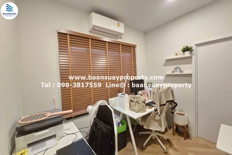 รูป ขายบ้านแฝด 2 ชั้น สไตล์บ้านเดี่ยว สภาพมือ 1  โครงการบริทาเนีย สายไหม ทำเลติดถนนสายไหม  ใกล้รถไฟฟ้าสายสีเขียว สถานีคูคต - รูปที่ 6/23