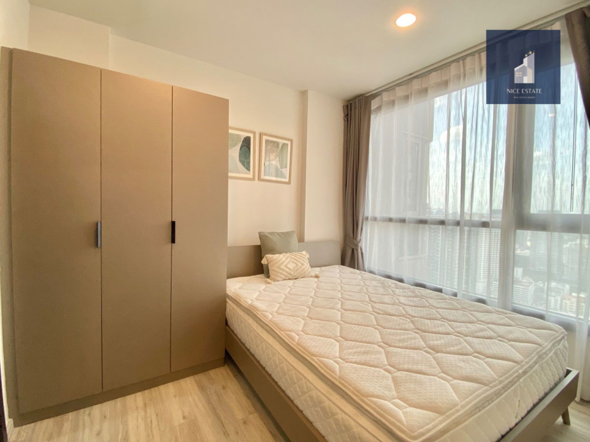 รูป XT Huaikhwang 1ห้องนอน ใกล้ลิฟท์ ห้องไม่ร้อน ชั้นสูง วิวเมือง พร้อมอยู่ - รูปที่ 3/8