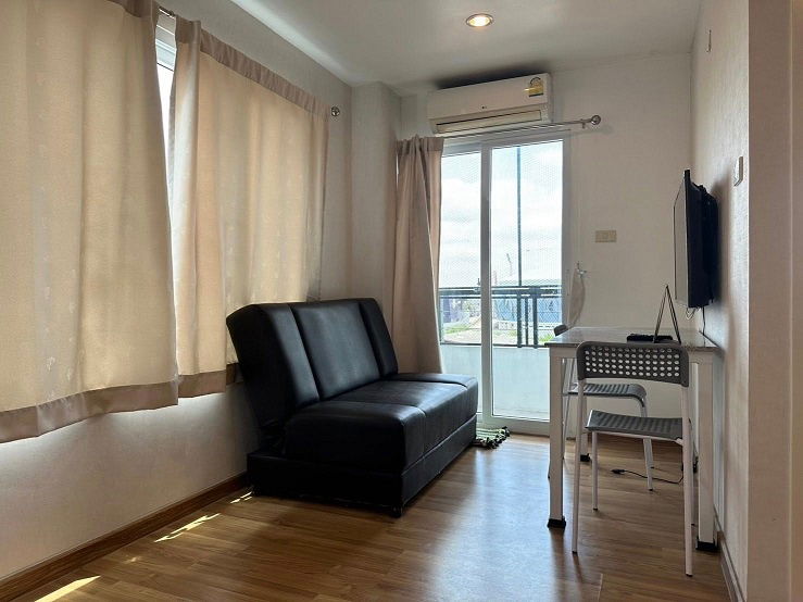 รูป ให้เช่า Anna Condo Bangphlu ตึก D ชั้น 5 ห้องมุม 1 ห้องนอน ขนาด 32 ตรม. พร้อมอยู่ เพียง 6,500 บาท เท่านั้น - รูปที่ 3/10