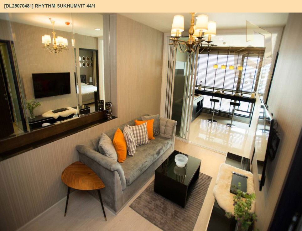 picture MDL25070481 Condo for rent, Rhythm Sukhumvit 44/1 near BTS Phra Khanong, ready to move in, call urgently 0656133286 LineID @534wlwof - 2/5