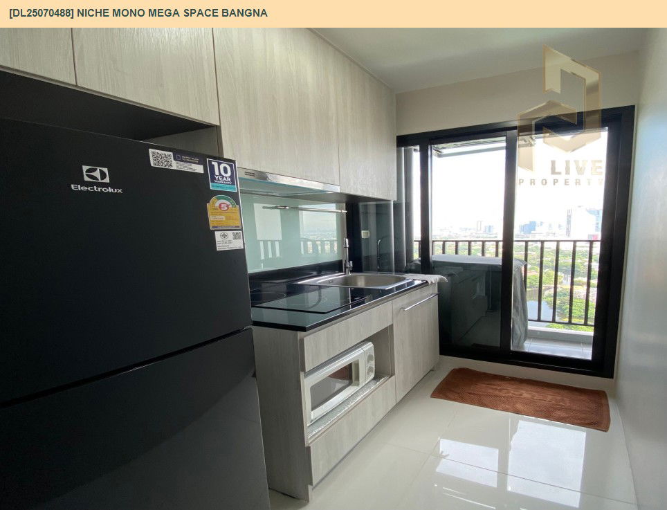 รูป DL25070488 ให้เช่าคอนโด นิช โมโน เมกะ สเปซ บางนา (Niche MONO Mega Space Bangna) ใกล้ - พร้อมเข้าอยู่ โทรด่วน 0638692663 LineID @534wlwof - รูปที่ 7/9