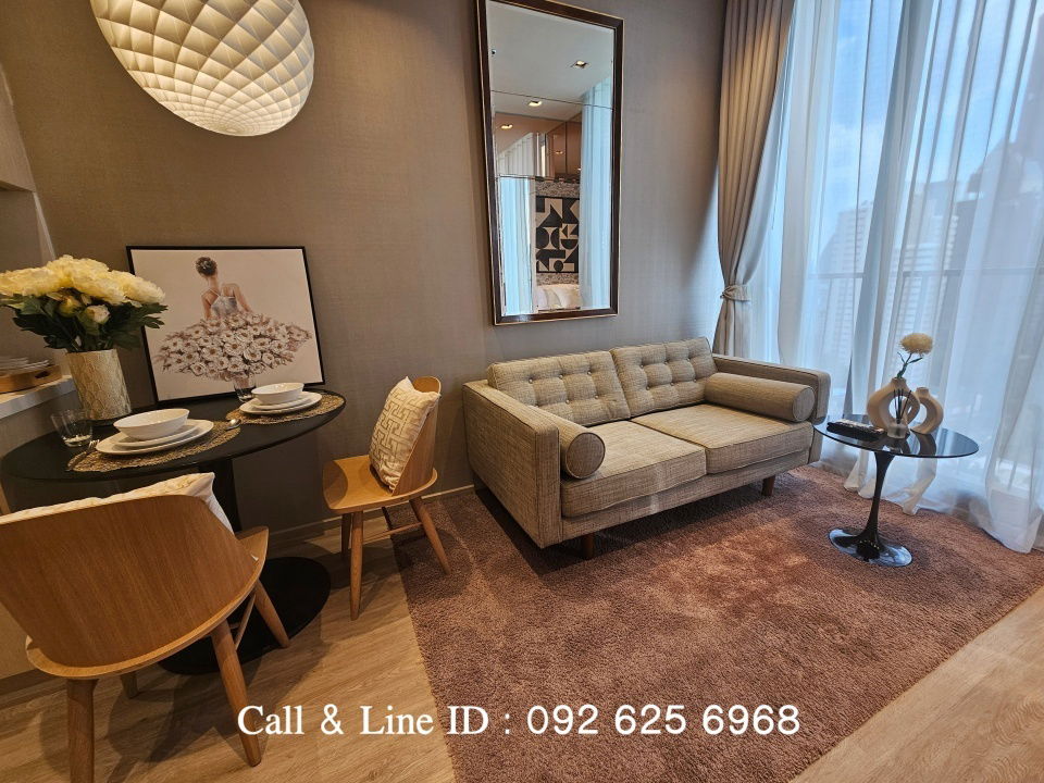 picture For rent 🏠 Noble State 39 Condo ✨ Very beautifully decorated 🏠 1 bedroom, 1 bathroom 🚆 Ready to move in, near BTS Phrom Phong Station - 3/19