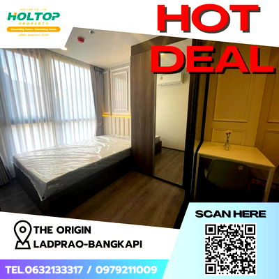 เช่าคอนโด MRT ลาดพร้าว 101 : #Z1435 ให้เช่าคอนโด The Origin Ladprao-Bangkapi