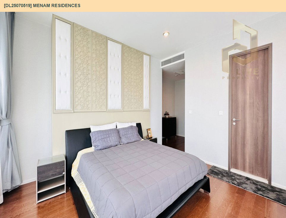 รูป DL25070519 ให้เช่าคอนโด แม่น้ำ เรสซิเดนท์ (Menam Residences) ใกล้ BTS สะพานตากสิน พร้อมเข้าอยู่ โทรด่วน 0638692663 LineID @655ebbvc - รูปที่ 3/23