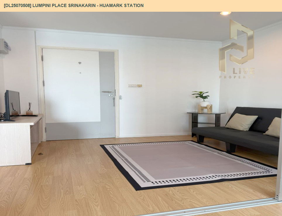 picture MDL25070508 Condo for rent, Lumpini Place Srinakarin - Huamark Station near Airport Rail Link Hua Mak, ready to move in, call urgently 0656133286 LineID @655ebbvc - 4/19