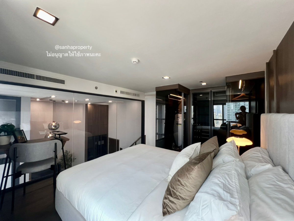 picture Conner Ratchathewi (1Bedroom 1Bathroom) Duplex 51 Sqm. Rent 43k/month ▫️Line: @sanhaproperty📲095-6922871 - 3/10