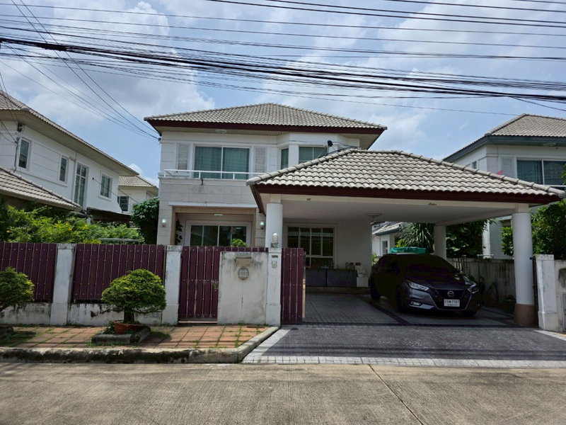 ขายบ้านเดี่ยว : ขายบ้านเดี่ยว ชวนชื่น โมดัส แจ้งวัฒนะ 3 นอน พร้อมอยู่ ใกล้รถไฟฟ้า ใกล้ตลาด_BL162