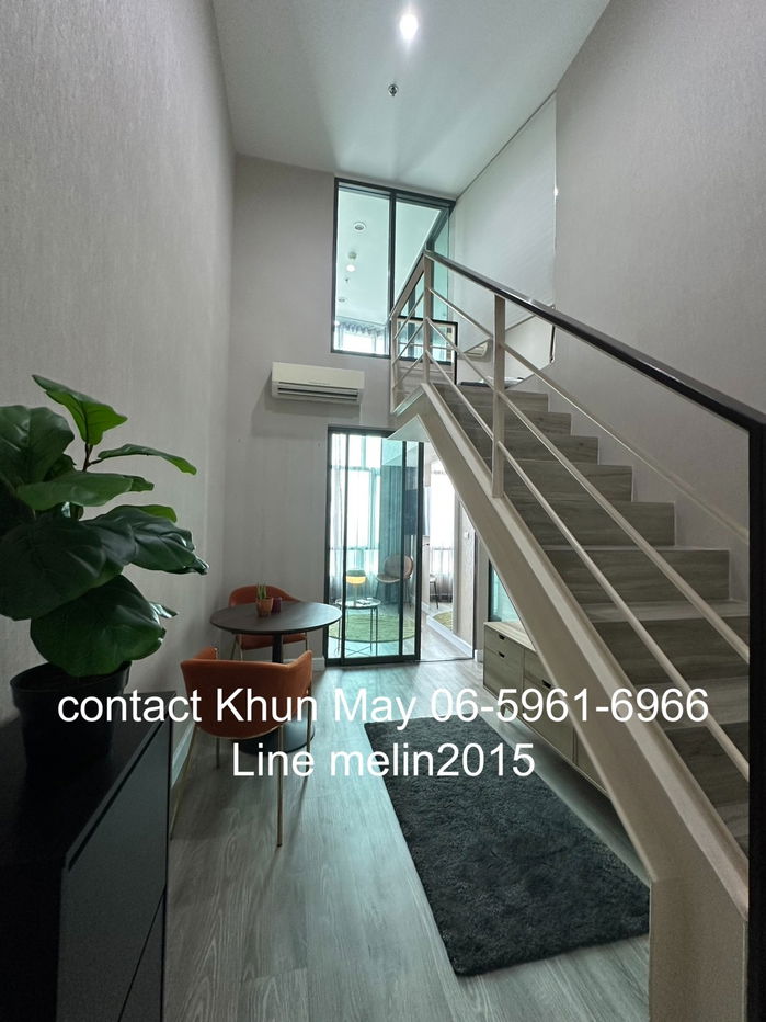 picture Condo rental METROSKY Prachachuen Duplex 39 sq.m., high class, decorated near MRT, just 16,000 baht - 7/15