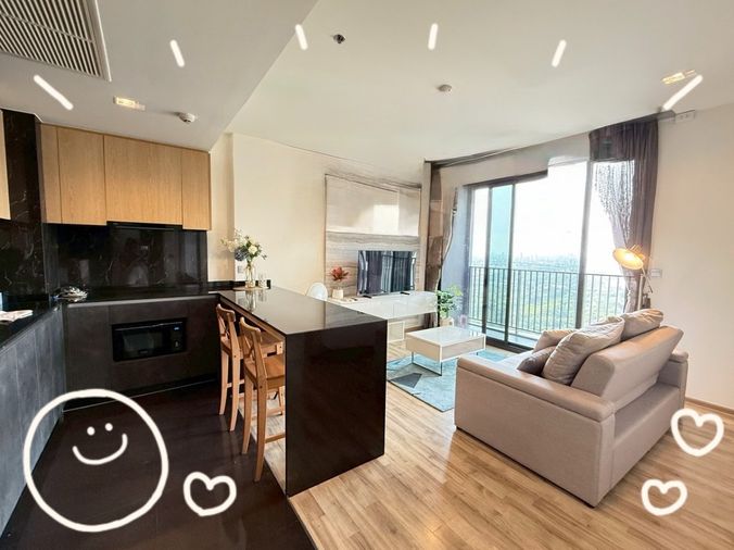 วิวสวน! The Line จตุจักร . 1นอน 44ตร.ม. ว่างพร้อมอยู่ Line id: @pfagent