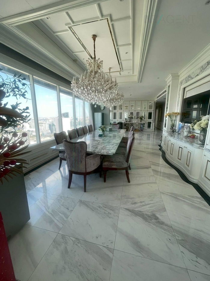 รูป 🚩 ให้เช่าคอนโด คิว อโศก อาคาร 1 ชั้น 42 Penthouse ขนาด 274.00 ตรม ใกล้ MRT สถานีเพชรบุรี - รูปที่ 2/8