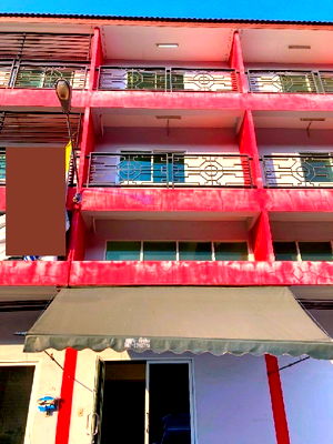 Shophouses for rent ถนนบางบอน 3 : MRT BangWa 4.8km. Big C Kanlapaphruek 1.2km. Sampeng 2 For rent commercial building 3.5-storey with