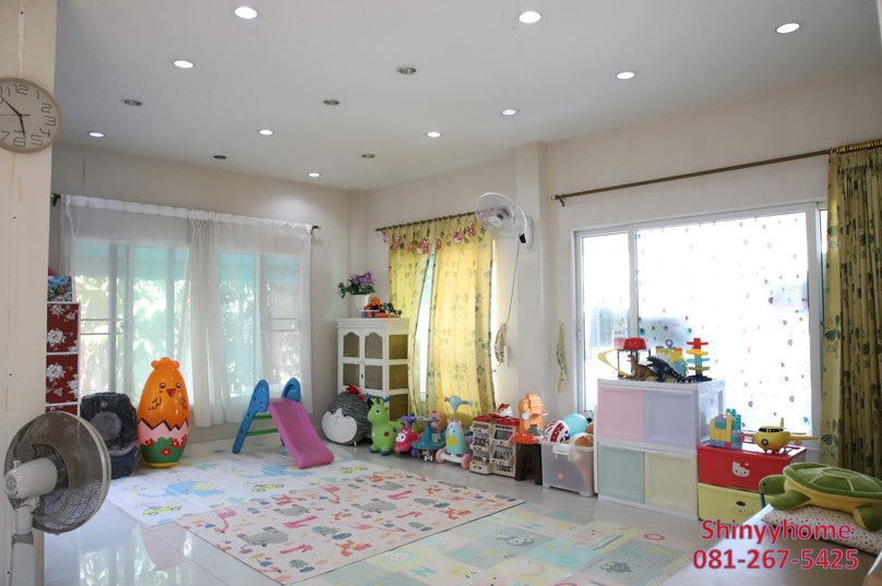 รูป บ้านเดี่ยว หลังมุม ทำเลค้าขาย หมู่บ้านมณีรินทร์ เลคแอนด์พาร์ค ราชพฤกษ์-ติวานนท์  ติดถนน 345 - รูปที่ 5/10