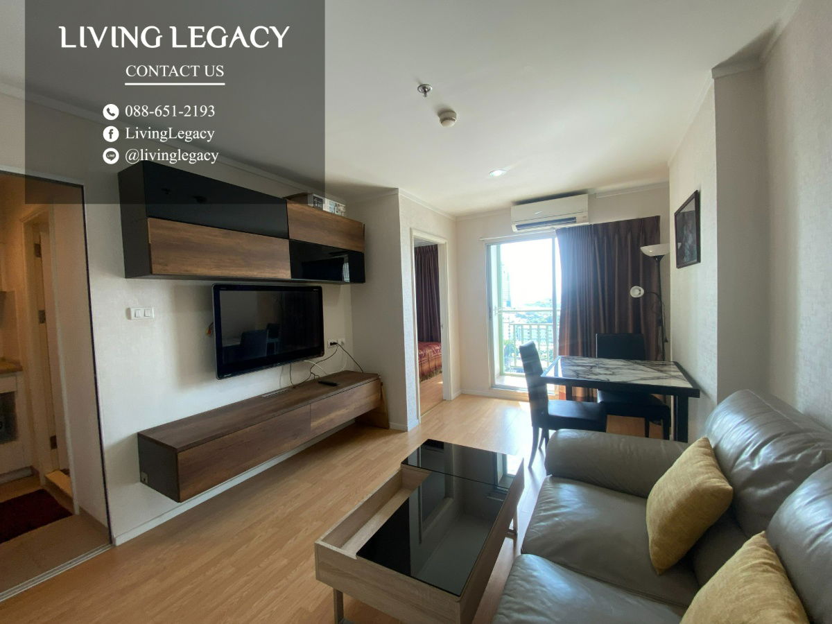 รูป SZE9K3 ให้เช่าคอนโด Lumpini Place Srinakarin - Huamark Station 33 ตร.ม. ชั้น 14 line id : @livinglegacy - รูปที่ 7/13