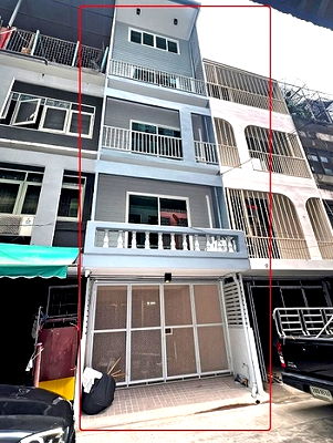 อาคารพาณิชย์ให้เช่า : ให้เช่าอาคารพาณิชย์ / Home Office 5 ชั้น ซอยสุขุมวิท 95  เพียง 100 เมตรถึง BTS บางจาก ราคาถูก