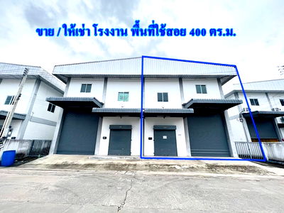 เช่าโรงงาน วิทยาลัยการจัดการเพชรเกษม : AR023 ให้เช่าโรงงาน-โกดัง พร้อมสำนักงาน 2 ชั้น ขนาดพื้นที่ใช้สอย 400 ตารางเมตร ใกล้บางบอน 5 แครายกระทุ่มแบน สมุทรสาคร