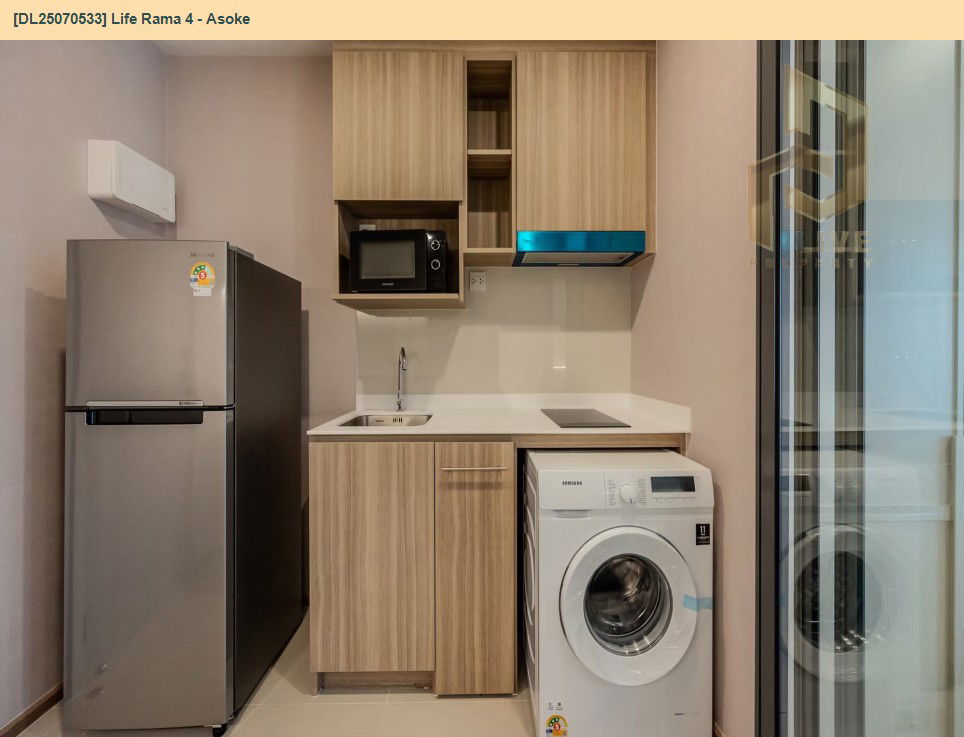 picture DL25070533 Condo for rent, Life Rama 4 - Asoke near MRT ศูนย์การประชุมแห่งชาติสิริกิติ์, ready to move in, call urgently 0656133286 LineID @534wlwof - 9/11