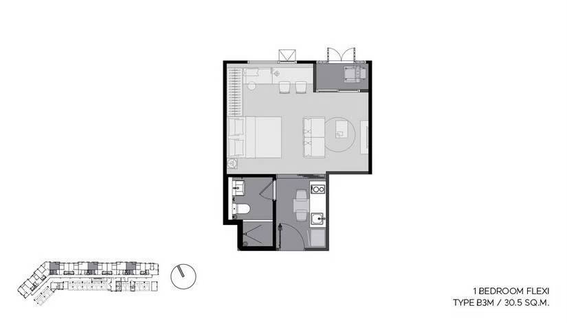 picture Studio Condo at Aspire Sukhumvit–Onnut in Suan Luang (ID 2211111) - 11/25