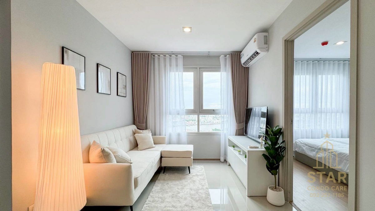 picture Condo for rent, Chaophraya river view, close MRT Saima 80 m.  line:Rangsima07 - 6/10