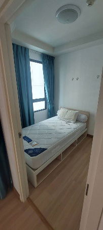 picture Condo for rent, J Condo (Sathorn-Kanlapaphruek) Size 47 sq m, 12A floor, Building B 2 bedrooms, 1 bathroom Beautiful room, only 12,000 baht - 4/10
