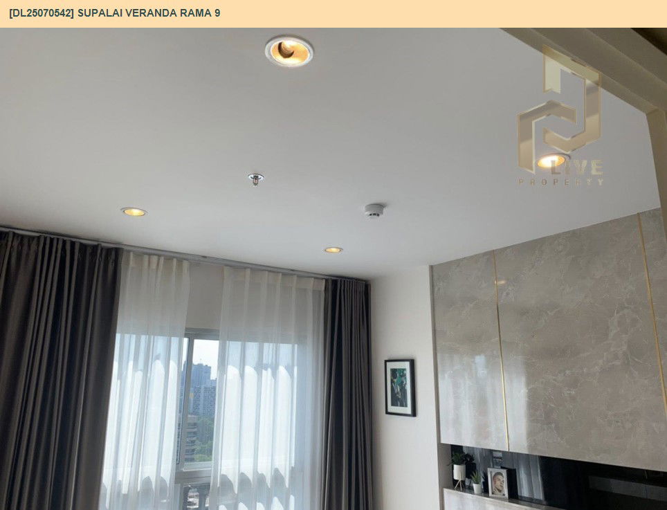 picture DL25070542 Condo for rent, Supalai Veranda Rama 9 near  MRT พระราม 9, ready to move in, call urgently 0656133286 LineID @534wlwof - 9/14