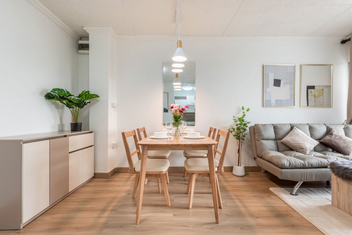 picture Condo for rent, Dynasty Building, Lat Phrao 71 (1 bedroom), 7th floor, Soi Lat Phrao 71, near the BTS, along the expressway, on the main road - 9/19