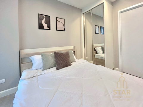 ให้เช่า** คอนโด Metro Luxe Riverfront ขนาด 30 ตึก D ชั้น 2เครื่องใช้ไฟฟ้าครบ พร้อมอยู่  line:Rangsima07
