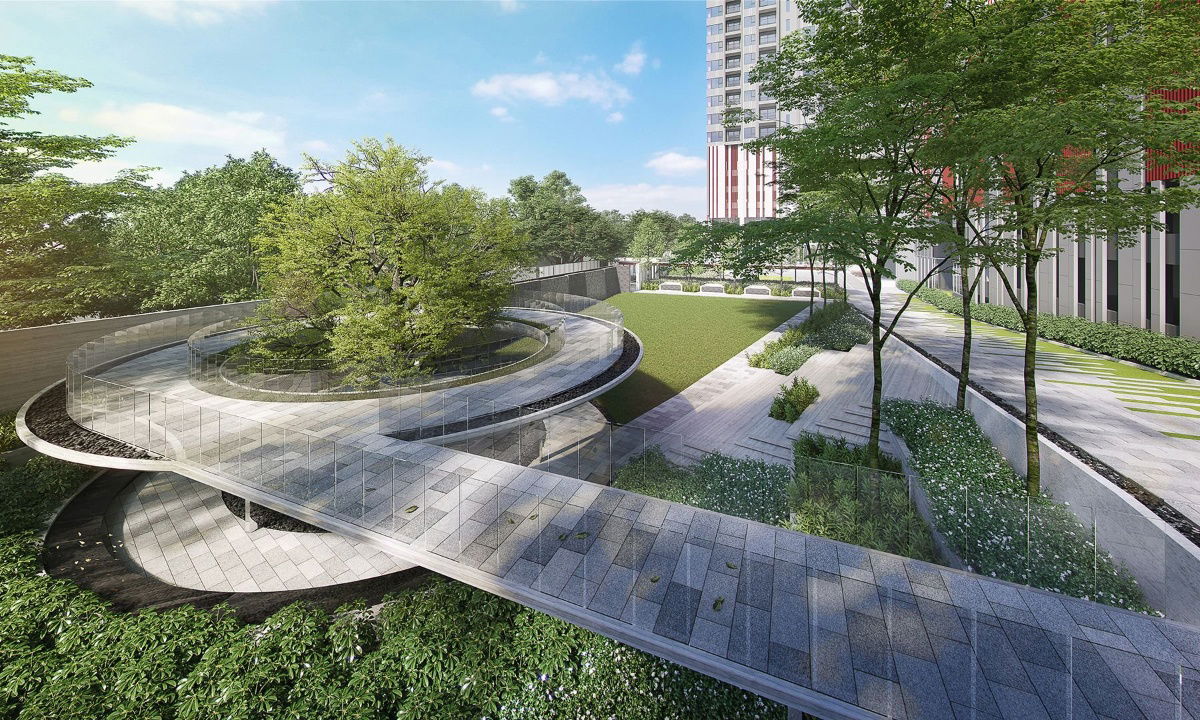 picture Life Asoke Hype condominium is located near the MRT - 7/7