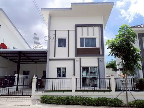 Lanceo nov pattaya, semi-detached house, beautifully decorated, air-conditioned, located in the city center of Pattaya, ready to move in